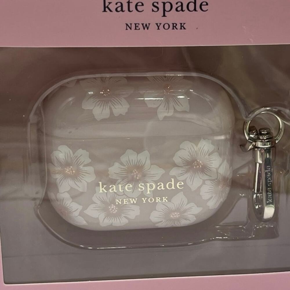 kate spade new york - Protective AirPods 2021 Case‎ Keychain Ring- Hollyhock new